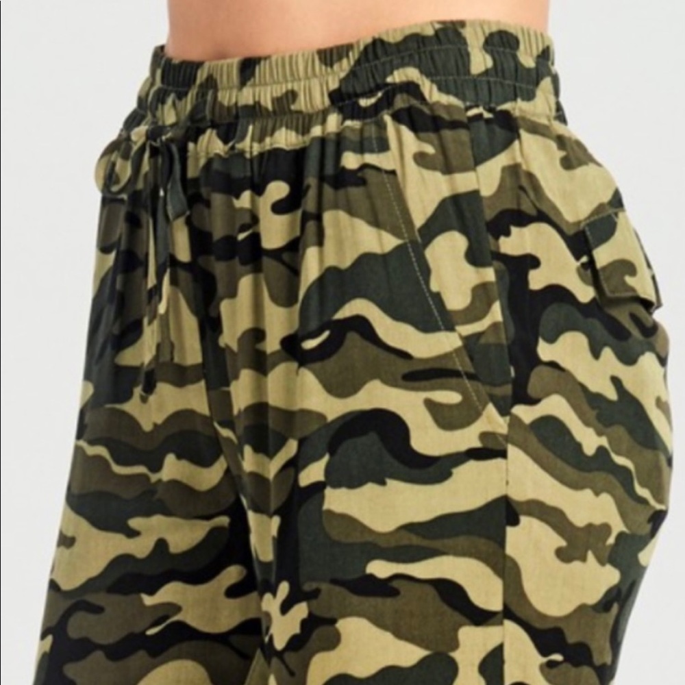New! Clearance 🎉Camo Cargo Drawstring Joggers Lightweight Pants - Picture 6 of 6